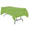JAM Paper Lime Green Rectangular Plastic Table Cover, 54&#x22; x 108&#x22;